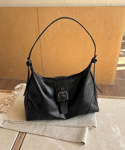 Miniministore(ミニミニストア)の「ベルトデザインワンショルダーバッグ大容量(ショルダーバッグ・レディース・シルバー/ブラウン/ブラック・FREE)」の22枚目の写真