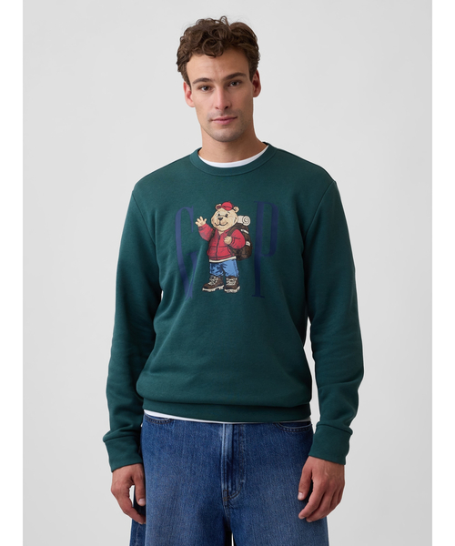GAP(ギャップ)の「V-FA26 DB CREW(スウェット・メンズ・グリーン/ベージュ/レッド・XL/M/L/S/XS)」の2枚目の写真