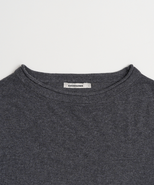 EXCONTAINER(エックスコンテナ)の「ローリング クロップドニット (CHARCOAL)(ニット/セーター・メンズ・その他・MEDIUM/LARGE/X-LARGE)」の3枚目の写真