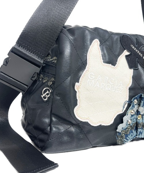 CRYSTAL BALL（クリスタルボール）の「【1点物】Atelier made Bag（ショルダーバッグ・レディース・ブラック・MEDIUM）」の3枚目の写真