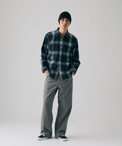 JOURNAL STANDARD(ジャーナルスタンダード)の「オンブレ フランネル チェック レギュラー シャツ 1(シャツ/ブラウス・メンズ・ブラック/イエロー/オレンジ/ブラック系その他・SMALL/MEDIUM/LARGE)」の18枚目の写真