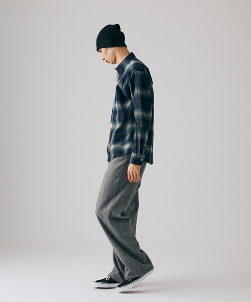JOURNAL STANDARD(ジャーナルスタンダード)の「オンブレ フランネル チェック レギュラー シャツ 1(シャツ/ブラウス・メンズ・ブラック/イエロー/オレンジ/ブラック系その他・SMALL/MEDIUM/LARGE)」の19枚目の写真