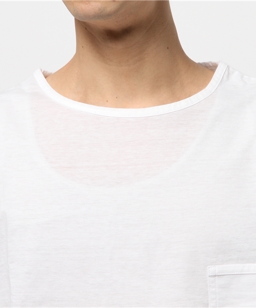 URBAN RESEARCH（アーバンリサーチ）の「UR ペーパー天竺ビックTEE（Tシャツ/カットソー・メンズ・ネイビー/ベージュ/ホワイト/グレー/ブラック系その他・LARGE/MEDIUM）」の8枚目の写真