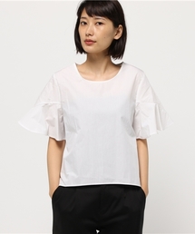 【店舗限定商品】 袖フリルブラウス