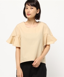 【店舗限定商品】 袖フリルブラウス