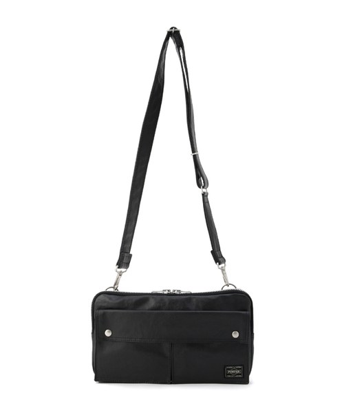 PORTER(ポーター)の「PORTER FREE STYLE SHOULDER BAG SMALL <B印 YOSHIDA SELECT> 【予約】(ショルダーバッグ・メンズ・ブラック/ブラウン系その他/ブラウン・ONE SIZE)」の1枚目の写真