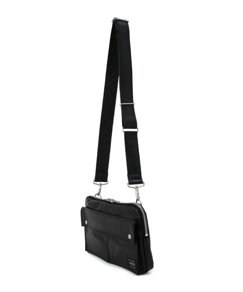 PORTER(ポーター)の「PORTER FREE STYLE SHOULDER BAG SMALL <B印 YOSHIDA SELECT> 【予約】(ショルダーバッグ・メンズ・ブラック/ブラウン系その他/ブラウン・ONE SIZE)」の5枚目の写真