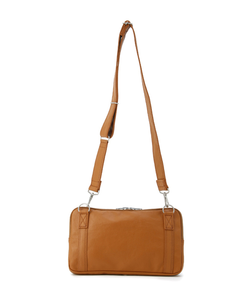 PORTER(ポーター)の「PORTER FREE STYLE SHOULDER BAG SMALL <B印 YOSHIDA SELECT> 【予約】(ショルダーバッグ・メンズ・ブラック/ブラウン系その他/ブラウン・ONE SIZE)」の6枚目の写真