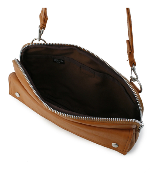 PORTER(ポーター)の「PORTER FREE STYLE SHOULDER BAG SMALL <B印 YOSHIDA SELECT> 【予約】(ショルダーバッグ・メンズ・ブラック/ブラウン系その他/ブラウン・ONE SIZE)」の7枚目の写真