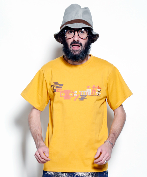 ALDIES(アールディーズ)の「Levitation T / レヴィテーションT(Tシャツ/カットソー・メンズ・ネイビー/マスタード/オリーブ/ライトブルー・SMALL/LARGE/X-SMALL/MEDIUM/X-LARGE)」の4枚目の写真