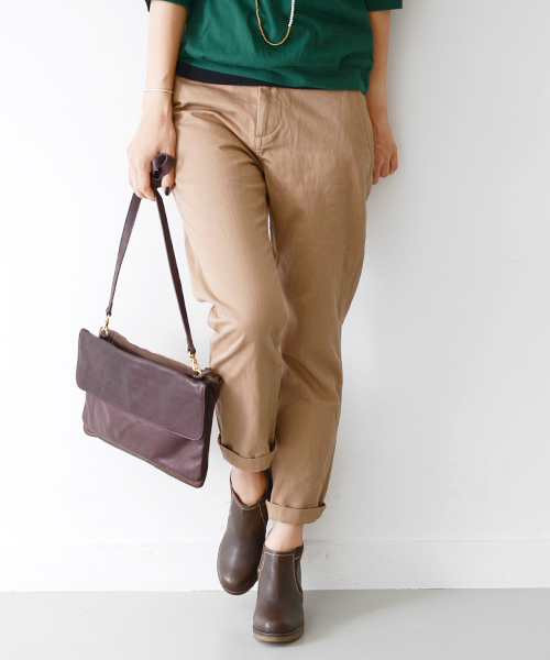 URBAN RESEARCH DOORS WOMENS（アーバンリサーチ ドアーズ ウィメンズ）の「DOORS 9分丈チノパンツ（その他パンツ・レディース・カーキ/グレー/ベージュ/ネイビー/ホワイト・36/40/38）」の10枚目の写真