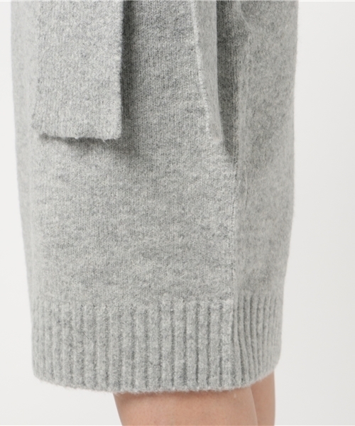 SLY（スライ）の「WAIST TIE MG LONG OP（ワンピース・レディース・キャメル/トップグレー/オフホワイト/ダークグリーン・FREE）」の12枚目の写真