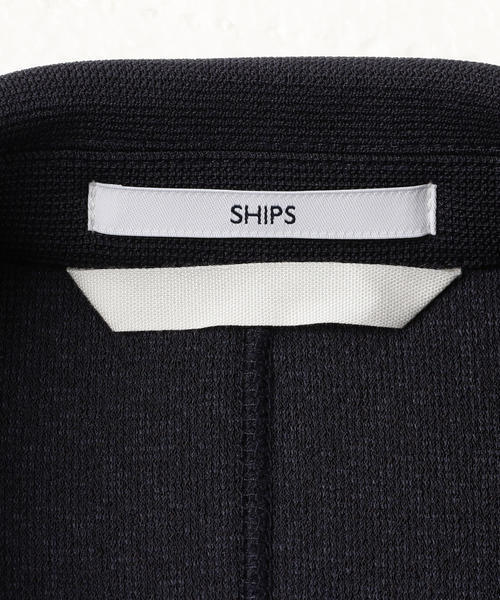 SHIPS(シップス)の「SC: "リランチェ" ハイゲージ ミラノリブ ジャケット(テーラードジャケット・メンズ・グレー/ネイビー/オリーブ・LARGE/MEDIUM/SMALL/X-LARGE)」の7枚目の写真