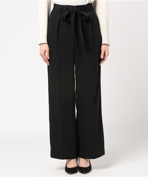 COLONY 2139（コロニートゥーワンスリーナイン）の「リボン付ワイドパンツ（その他パンツ・レディース・ブラック/ブラウン・MEDIUM/SMALL）」の3枚目の写真