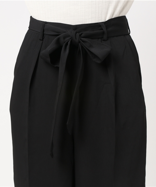COLONY 2139（コロニートゥーワンスリーナイン）の「リボン付ワイドパンツ（その他パンツ・レディース・ブラック/ブラウン・MEDIUM/SMALL）」の6枚目の写真
