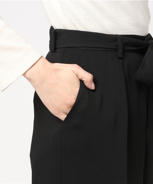 COLONY 2139（コロニートゥーワンスリーナイン）の「リボン付ワイドパンツ（その他パンツ・レディース・ブラック/ブラウン・MEDIUM/SMALL）」の8枚目の写真