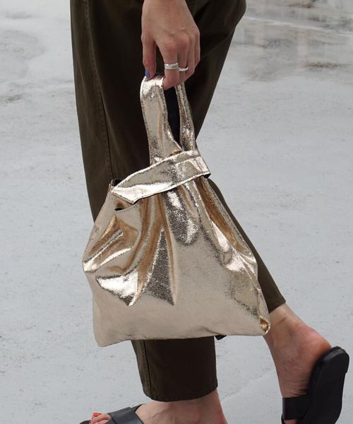 Another Edition(アナザーエディション)の「メタリックバッグ(トートバッグ・レディース・シルバー/ゴールド・フリー)」の1枚目の写真