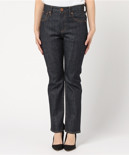 RED CARD TOKYO（レッドカード）の「RED CARD / Liberty XX Rinse（デニムパンツ・レディース・インディゴブルー・X-SMALL/XX-SMALL/SMALL/MEDIUM）」の2枚目の写真