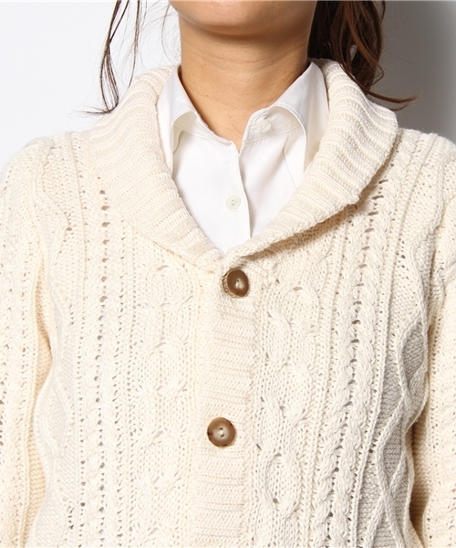 BEAMS BOY（ビームスボーイ）の「○O.3GﾏｰｾﾗｲｽﾞｱﾗﾝSC（カーディガン/ボレロ・レディース・ナチュラル・ONE SIZE）」の5枚目の写真