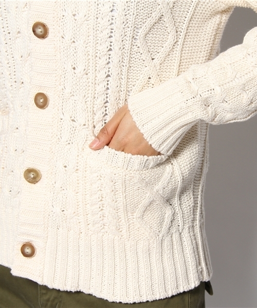 BEAMS BOY（ビームスボーイ）の「○O.3GﾏｰｾﾗｲｽﾞｱﾗﾝSC（カーディガン/ボレロ・レディース・ナチュラル・ONE SIZE）」の6枚目の写真