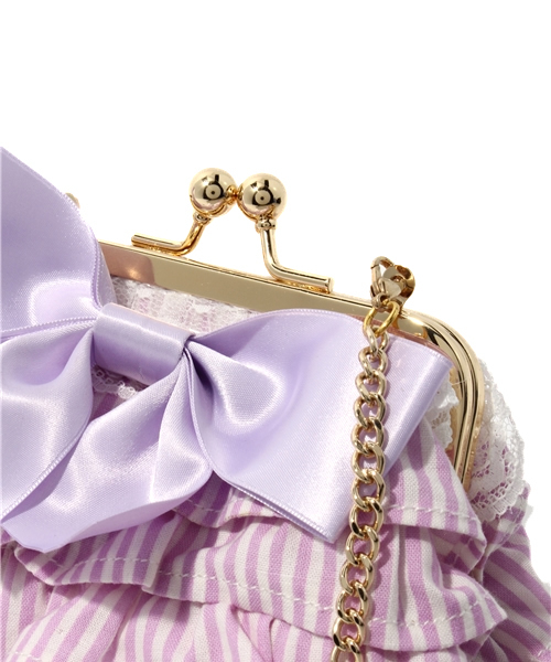 Jewel Changes（ジュエルチェンジズ）の「margaret nicole FRL ガマグチポーチ / マーガレットニコル（ポーチ・レディース・イエロー/ライトブルー/ライラック・フリー）」の6枚目の写真