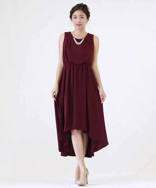 セール ネックレス付き フィッシュテール セミロング ワンピース ドレス Kana カナ のファッション通販 Zozotown