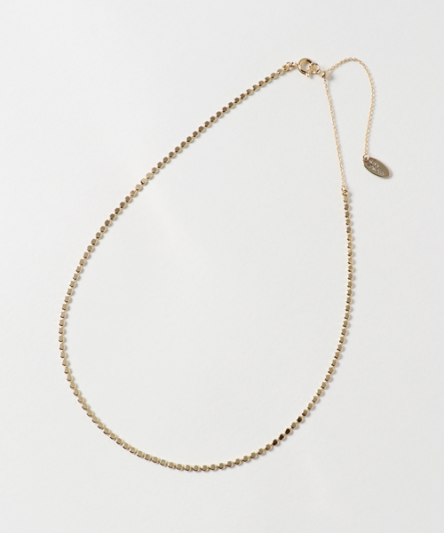 RIVE DROITE（リヴドロワ）の「スライドチェーンチョーカー（ネックレス・レディース・シルバー/ゴールド・FREE）」の2枚目の写真