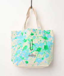 ideas and PAINTING（アイディアズアンドペインティング）の「ability × ideas and PAINTING / ペイントトートバッグ エコバッグ（トートバッグ）」