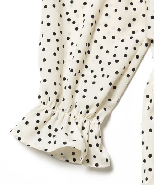 ROPE' PICNIC（ロペピクニック）の「【WEB限定】【マルチWAY】ドットカシュクールワンピース（ワンピース・レディース・ブラック/オフホワイト・38）」の7枚目の写真