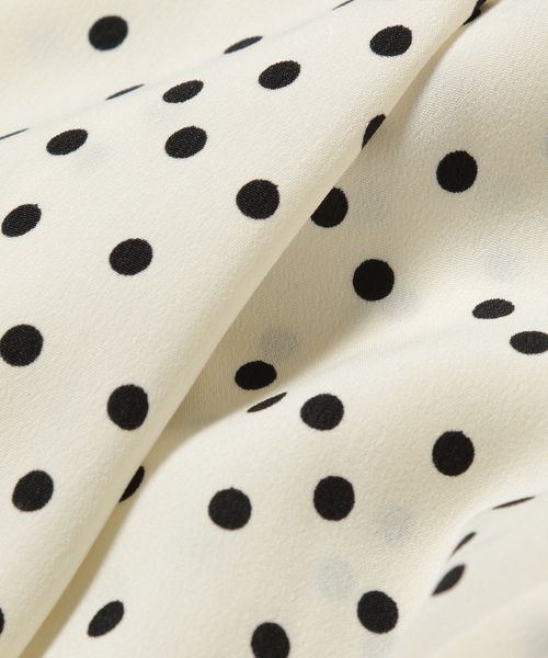 ROPE' PICNIC（ロペピクニック）の「【WEB限定】【マルチWAY】ドットカシュクールワンピース（ワンピース・レディース・ブラック/オフホワイト・38）」の9枚目の写真