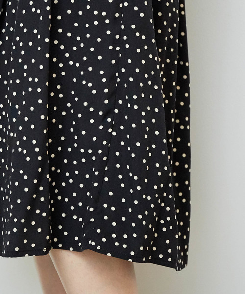 ROPE' PICNIC（ロペピクニック）の「【WEB限定】【マルチWAY】ドットカシュクールワンピース（ワンピース・レディース・ブラック/オフホワイト・38）」の18枚目の写真