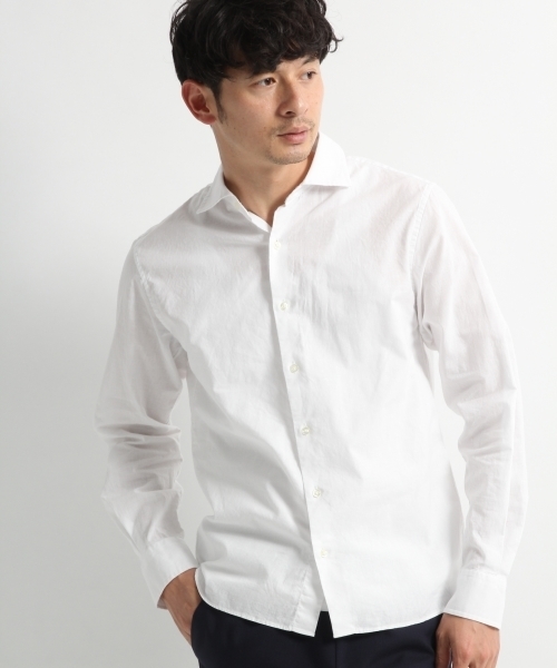 BLISS POINT（ブリスポイント）の「コットンリネンワイドシャツ長袖/780426（シャツ/ブラウス・メンズ・ホワイト/カーキ/ピンク/ライトブルー/オレンジ/その他1・MEDIUM/LARGE）」の17枚目の写真