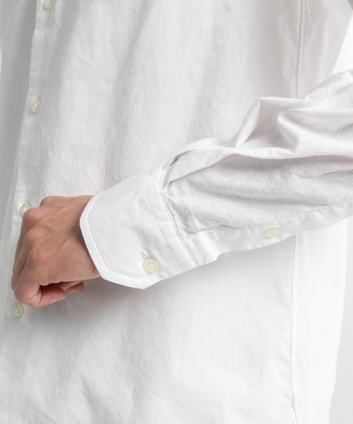 BLISS POINT（ブリスポイント）の「コットンリネンワイドシャツ長袖/780426（シャツ/ブラウス・メンズ・ホワイト/カーキ/ピンク/ライトブルー/オレンジ/その他1・MEDIUM/LARGE）」の18枚目の写真
