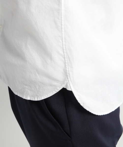 BLISS POINT（ブリスポイント）の「コットンリネンワイドシャツ長袖/780426（シャツ/ブラウス・メンズ・ホワイト/カーキ/ピンク/ライトブルー/オレンジ/その他1・MEDIUM/LARGE）」の12枚目の写真