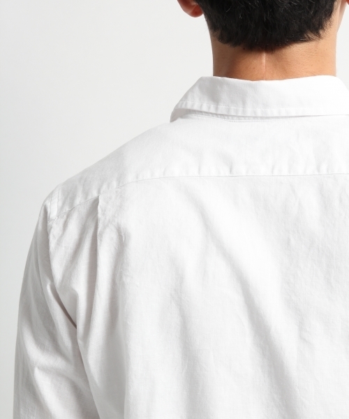 BLISS POINT（ブリスポイント）の「コットンリネンワイドシャツ長袖/780426（シャツ/ブラウス・メンズ・ホワイト/カーキ/ピンク/ライトブルー/オレンジ/その他1・MEDIUM/LARGE）」の14枚目の写真