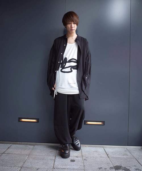 rovtski(ロフトスキー)の「rovtski 【ビッグシルエット】2018 SPRING RAYON SOLID LS BIG SHIRT(シャツ/ブラウス・メンズ・ホワイト/ブラック/キャメル・FREE)」の22枚目の写真