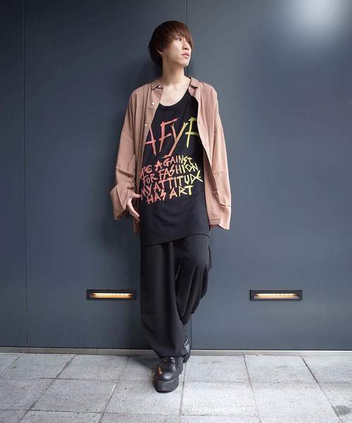 rovtski(ロフトスキー)の「rovtski 【ビッグシルエット】2018 SPRING RAYON SOLID LS BIG SHIRT(シャツ/ブラウス・メンズ・ホワイト/ブラック/キャメル・FREE)」の21枚目の写真