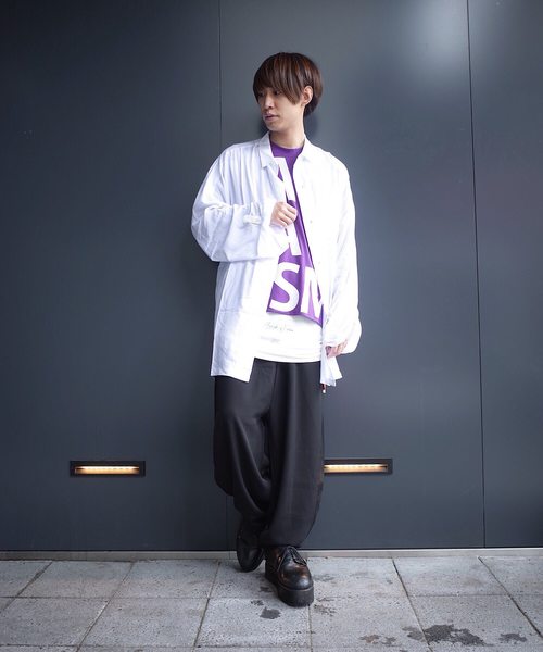 rovtski(ロフトスキー)の「rovtski 【ビッグシルエット】2018 SPRING RAYON SOLID LS BIG SHIRT(シャツ/ブラウス・メンズ・ホワイト/ブラック/キャメル・FREE)」の20枚目の写真