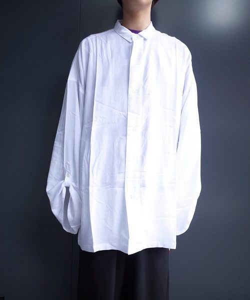 rovtski(ロフトスキー)の「rovtski 【ビッグシルエット】2018 SPRING RAYON SOLID LS BIG SHIRT(シャツ/ブラウス・メンズ・ホワイト/ブラック/キャメル・FREE)」の16枚目の写真