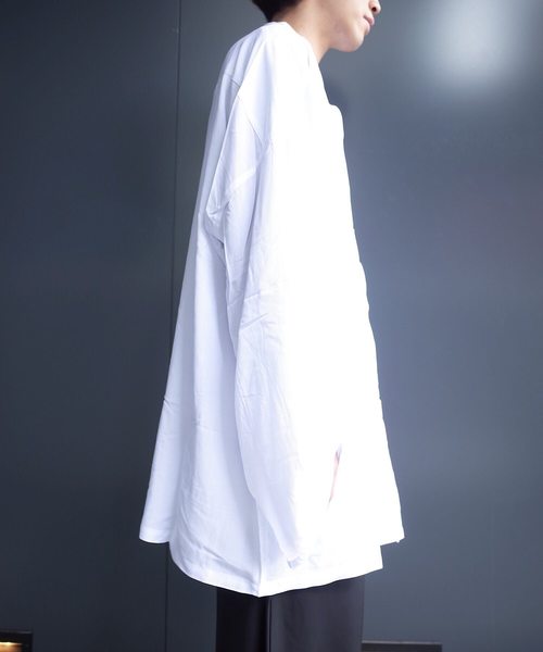 rovtski(ロフトスキー)の「rovtski 【ビッグシルエット】2018 SPRING RAYON SOLID LS BIG SHIRT(シャツ/ブラウス・メンズ・ホワイト/ブラック/キャメル・FREE)」の15枚目の写真