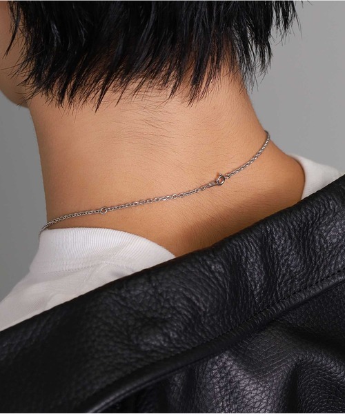 LION HEART（ライオンハート）の「“for Gift”ツイストtecプレートネックレス/シルバー925【LION HEART / ライオンハート】（ネックレス・メンズ・シルバー/ブラック・50㎝）」の19枚目の写真