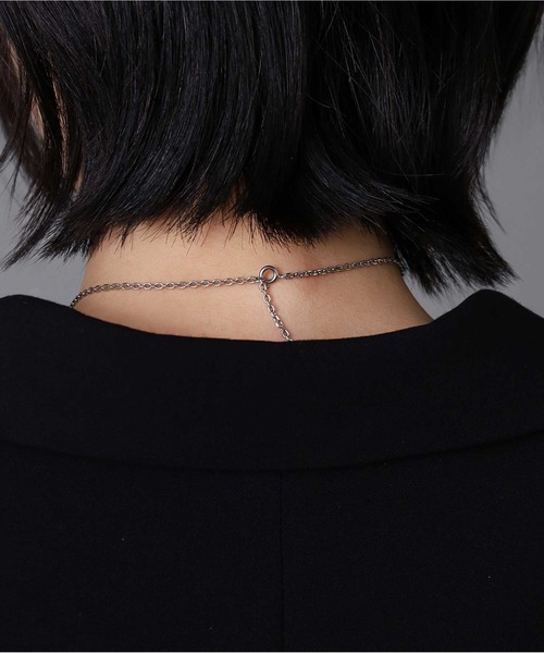 LION HEART（ライオンハート）の「“for Gift”ツイストtecプレートネックレス/シルバー925【LION HEART / ライオンハート】（ネックレス・メンズ・シルバー/ブラック・50㎝）」の12枚目の写真