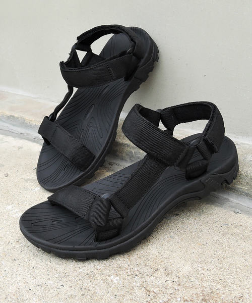 minia(ミニア)の「スポーツサンダル/フラットサンダル □(サンダル・レディース・ブラック/グレー/カーキ/レッド/レオパード/ゼブラ/シルバー/パイソン/クリアブラック/オレンジ/クリア・S/M/L/LL)」の12枚目の写真