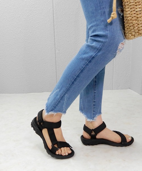 minia(ミニア)の「スポーツサンダル/フラットサンダル □(サンダル・レディース・ブラック/グレー/カーキ/レッド/レオパード/ゼブラ/シルバー/パイソン/クリアブラック/オレンジ/クリア・S/M/L/LL)」の22枚目の写真