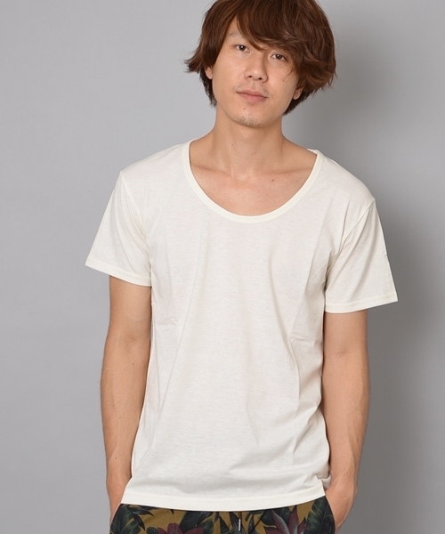 SHIPS JET BLUE（シップスジェットブルー）の「JB: ゛COOL MAX゛ TEE 13SS（Tシャツ/カットソー・メンズ・ピンク/ネイビー/チャコールグレー/ホワイト/ライトグリーン/イエロー/ダークグレー/ワイン/ナチュラル/ブラック/ライトブルー/ブルー・SMALL/MEDIUM/LARGE）」の6枚目の写真