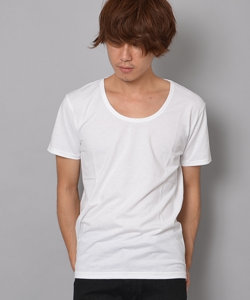 SHIPS JET BLUE（シップスジェットブルー）の「JB: ゛COOL MAX゛ TEE 13SS（Tシャツ/カットソー・メンズ・ピンク/ネイビー/チャコールグレー/ホワイト/ライトグリーン/イエロー/ダークグレー/ワイン/ナチュラル/ブラック/ライトブルー/ブルー・SMALL/MEDIUM/LARGE）」の2枚目の写真