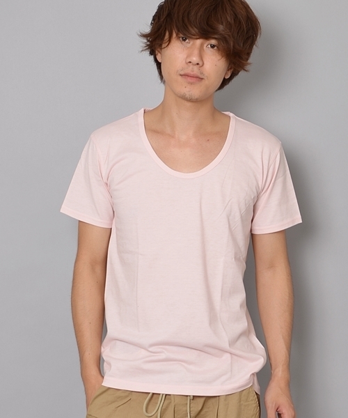 SHIPS JET BLUE（シップスジェットブルー）の「JB: ゛COOL MAX゛ TEE 13SS（Tシャツ/カットソー・メンズ・ピンク/ネイビー/チャコールグレー/ホワイト/ライトグリーン/イエロー/ダークグレー/ワイン/ナチュラル/ブラック/ライトブルー/ブルー・SMALL/MEDIUM/LARGE）」の12枚目の写真