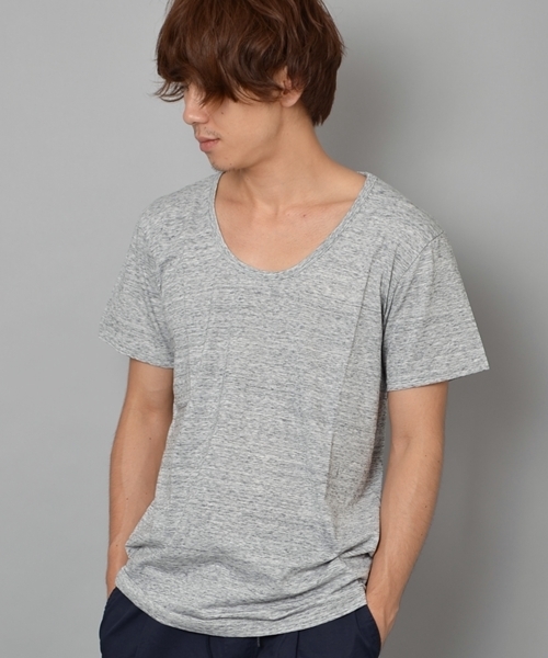 SHIPS JET BLUE（シップスジェットブルー）の「JB: ゛COOL MAX゛ TEE 13SS（Tシャツ/カットソー・メンズ・ピンク/ネイビー/チャコールグレー/ホワイト/ライトグリーン/イエロー/ダークグレー/ワイン/ナチュラル/ブラック/ライトブルー/ブルー・SMALL/MEDIUM/LARGE）」の4枚目の写真