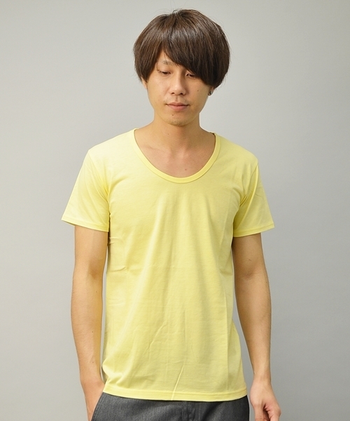 SHIPS JET BLUE（シップスジェットブルー）の「JB: ゛COOL MAX゛ TEE 13SS（Tシャツ/カットソー・メンズ・ピンク/ネイビー/チャコールグレー/ホワイト/ライトグリーン/イエロー/ダークグレー/ワイン/ナチュラル/ブラック/ライトブルー/ブルー・SMALL/MEDIUM/LARGE）」の11枚目の写真