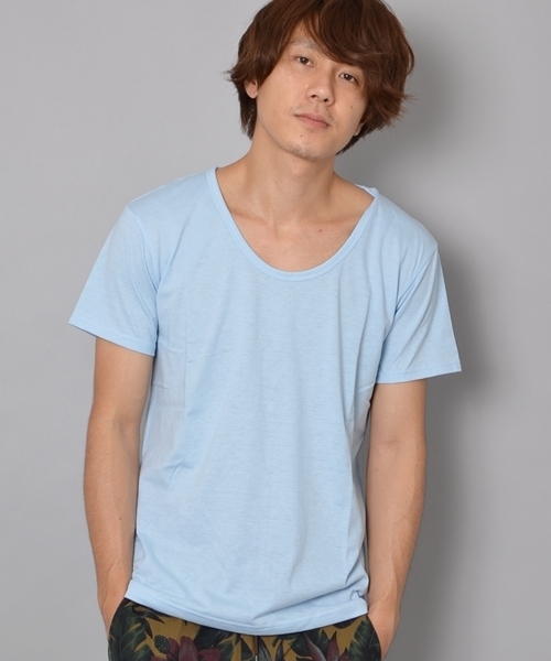 SHIPS JET BLUE（シップスジェットブルー）の「JB: ゛COOL MAX゛ TEE 13SS（Tシャツ/カットソー・メンズ・ピンク/ネイビー/チャコールグレー/ホワイト/ライトグリーン/イエロー/ダークグレー/ワイン/ナチュラル/ブラック/ライトブルー/ブルー・SMALL/MEDIUM/LARGE）」の8枚目の写真